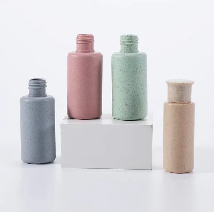 Grano biodegradabile Straw Plastic 100ml - 500ml della bottiglia della lozione dello sciampo